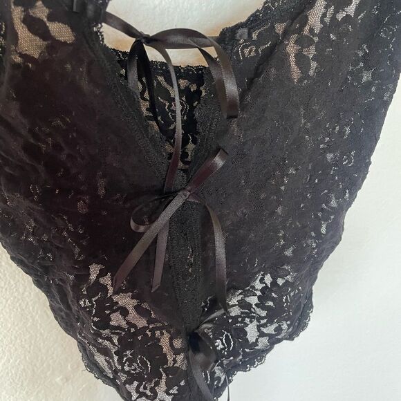 Black lingerie teddy - Picture 3 of 3